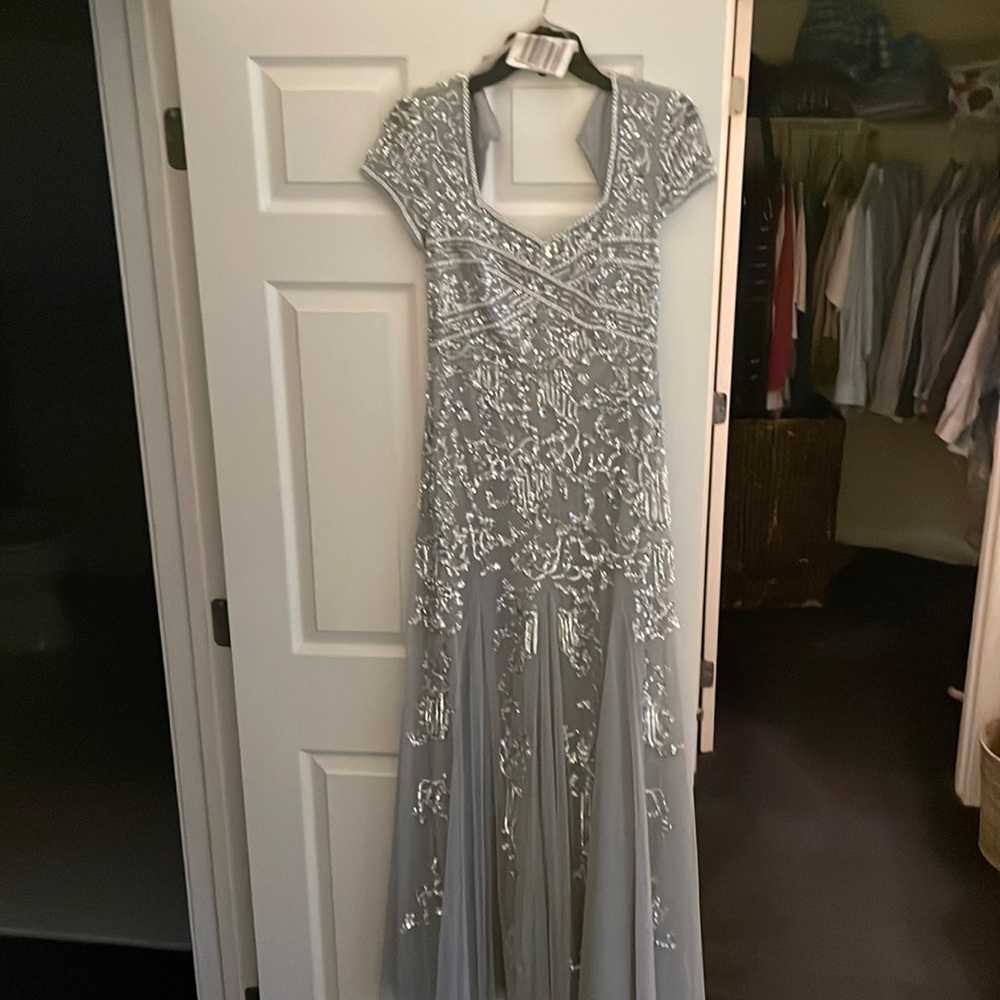 Adrianna Papell Sequin Gown NWT